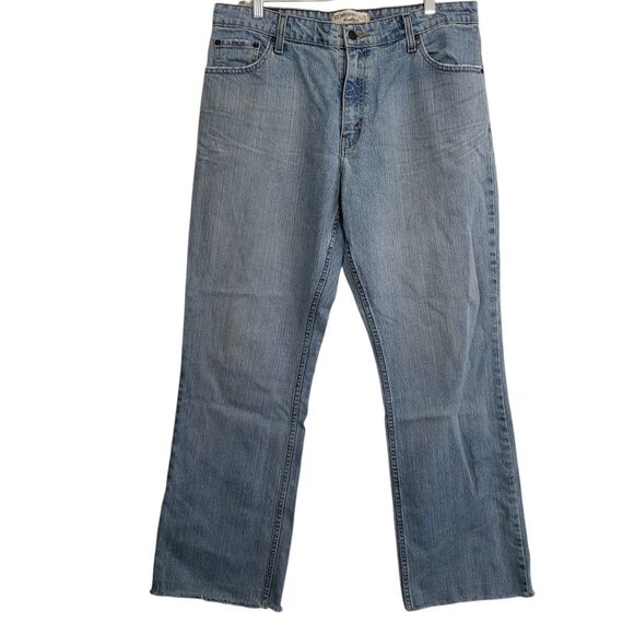 Women's Levi Strauss Signature Jeans Stretch Mid Rise Bootcut Misses 14 Medium - Picture 2 of 12